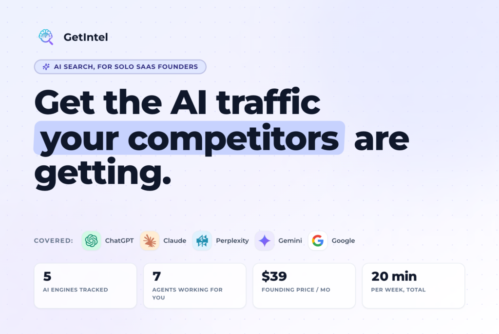 getintel ai visibility tool