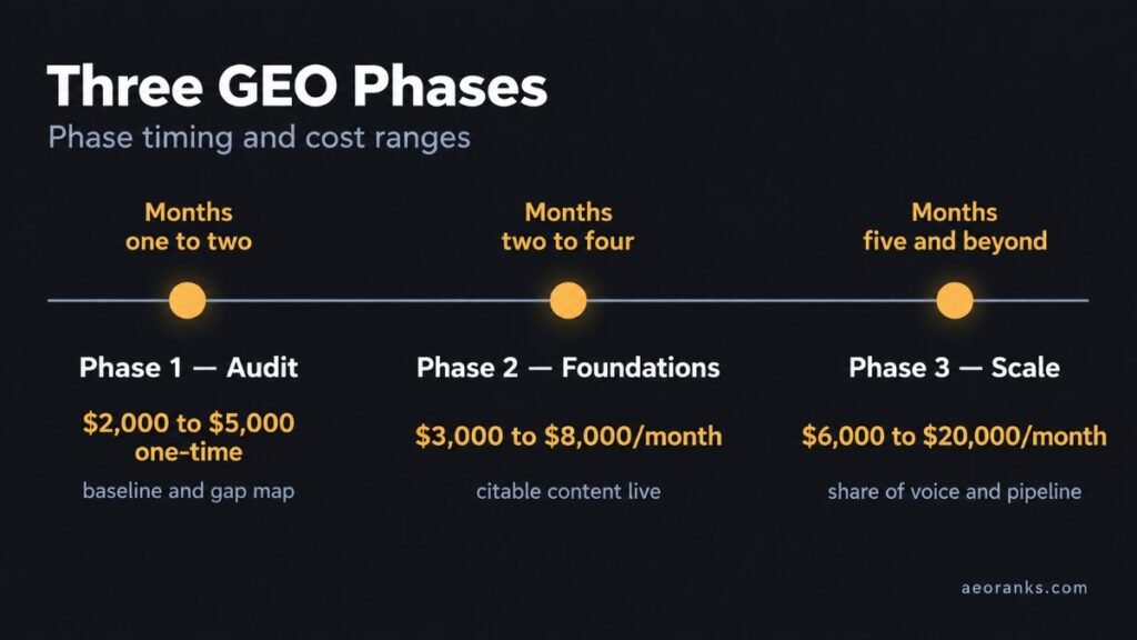 generative engine optimization phases